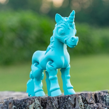 Calut fantasy printat din filament 1.75 mm Polymaker Panchroma CoPE Polymaker Teal 1kg - Filamente3D.ro