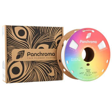 Ambalaj si rola de filament 1.75 mm Polymaker Panchroma CoPE White 1kg - Filamente3D.ro