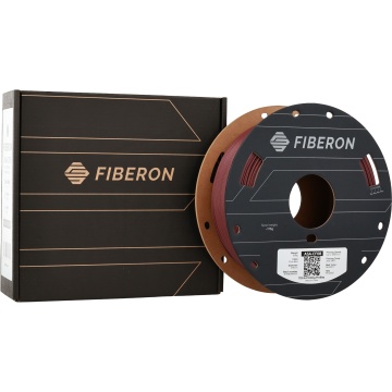 Rola si ambalaj filament Polymaker Fiberon ASA-CF08 Dark Red - Filamente3D.ro