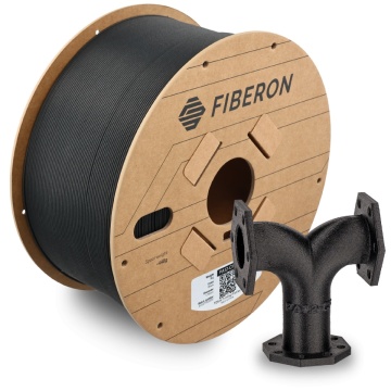 Rola  si conducta printata din filament Polymaker Fiberon PA12-CF10 3kg - Filamente3D.ro