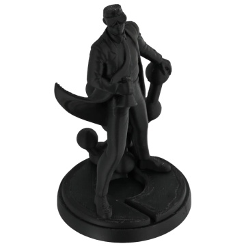 Statueta Polyman printata din filament 1.75 mm Polymaker Fiberon PET-CF17 Black (negru) 500g - Filamente3D.ro