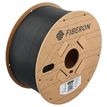 Filament 1.75 mm Polymaker Fiberon PETG-rCF08 Black (negru) 3 kg