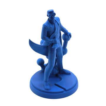 Statueta Polyman printata din filament Polymaker HT-PLA Blue 1kg - Filamente3D.ro