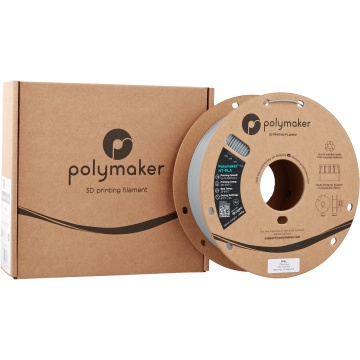 Rola si ambalaj filament Polymaker HT-PLA Grey 1kg - Filamente3D.ro