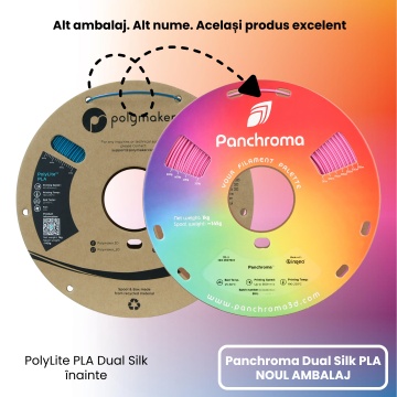 Diferente intre role PolyLite si Panchroma - Filamente3D.ro