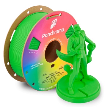 Statueta om de stiinta printat din filament 1.75 mm Polymaker Panchroma PLA Matte Grass Green 1kg si rola
