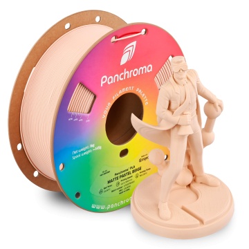 Statueta om de stiinta printat din rola de filament 1.75 mm Polymaker Panchroma PLA Matte Pastel Beige (maro) 1kg si rola