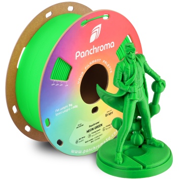 Rola si statueta Polyman printata din filament Polymaker Panchroma PLA Neon Green 1kg - Filamente3D.ro