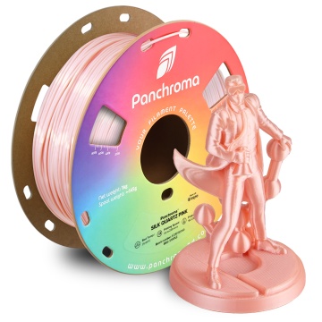 Rola si statueta printata din  filament Polymaker Panchroma PLA Silk Quartz Pink 1kg - Filamente3D.ro