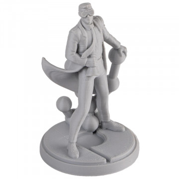 Statueta Polyman printata din filament Polymaker PolyLite CosPLA versiunea B 1kg - Filamente3D.ro