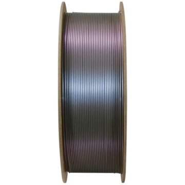 Lateral rola de filament 1.75 mm Polymaker PolyLite PLA Starlight Mercury 1kg - Filamente3D.ro