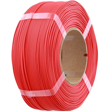 Vedere laterala rezerva de filament 1.75 mm Polymaker Refill Panchroma PLA Matte Lava Red 1kg - Filamente3D.ro