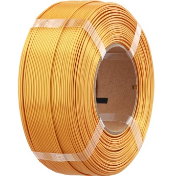 Filament 1.75 mm Polymaker Refill Panchroma PLA Silk Gold (auriu) 1kg - vedere axonometrica - Filamente3D.ro