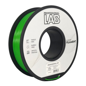 Rola de filament 1.75 mm Professional Lab PLA Plus Verde 1kg - cu logo