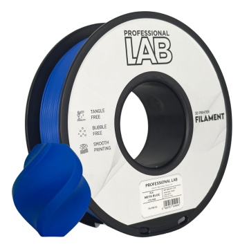 Rola si vaza printata din filament 1.75 mm Professional Lab PLA Meta Albastru 1kg - cu logo
