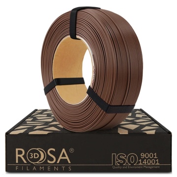 Filament 1.75 mm Rosa 3D ReFill PLA Starter Chocolate Brown (maro) 1kg