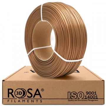 Filament 1.75 mm Rosa 3D ReFill PLA Starter Glitter Bronze (bronz) 1kg