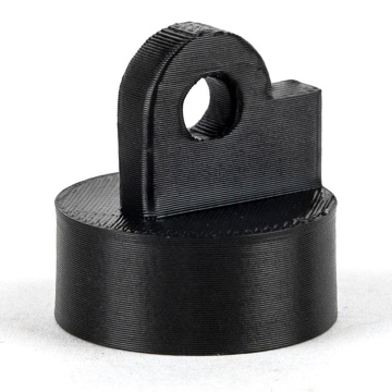 Piesa solida printata 3D din filament 1.75 mm Siraya.Tech PPA Black (negru) 1kg - Filamente3D.ro