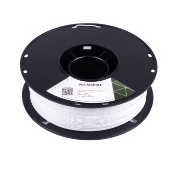 Filament 1.75 mm SmartFil PLA Marble White (alb) 1kg