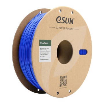 Filament 1.75mm eSun PLA Basic Blue (albastru) 1kg