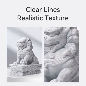 Statueta decor si detaliu macro statueta printata din filament 1.75mm eSun PLA Marble (marmura) 1kg - Filamente3D.ro