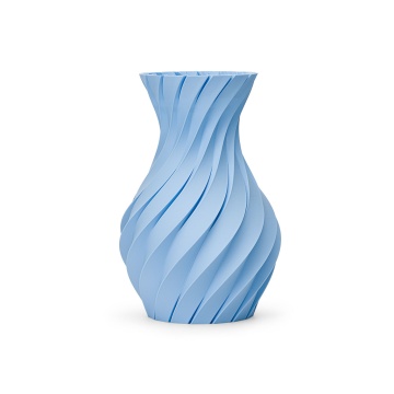 Vaza printata din filament Fiberlogy Matte PLA Pastel Blue 850g - Filamente3D.ro