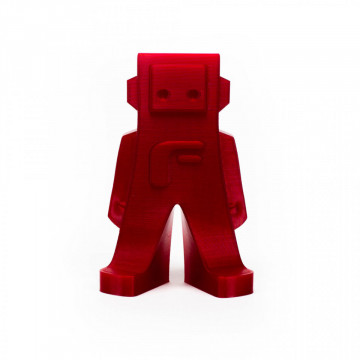 Statueta Fil printata 3D din filament 1.75mm FormFutura EasyFil ePETG Transparent Red (rosu transparent) 1kg - Filamente3D.ro