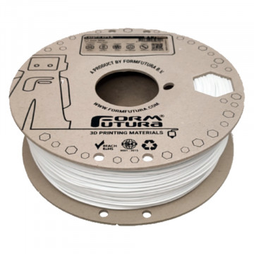 Rola reala de filament 1.75mm FormFutura EasyFil ePLA Snow White 1kg - Filamente3D.ro
