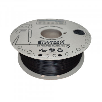 Rola reala de filament 1.75mm FormFutura EasyFil ePLA Traffic Black 1kg - Filamente3D.ro