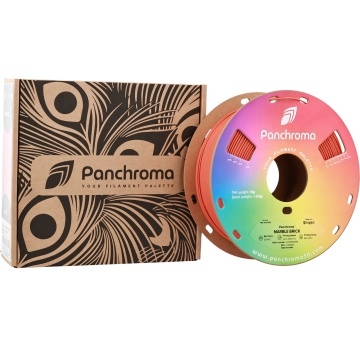 Rola si ambalaj Panchroma PLA Marble Brick, diametru 1.75mm, cu aspect de caramidă și rolă ecologică din carton reciclabil 1kg - Filamente3D.ro