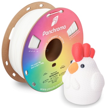 Rola si statueta cocos printata din filament Polymaker Panchroma Satin White 1kg - Filamente3D.ro