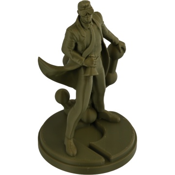 Statueta printata din filament 1.75mm Polymaker PLA Pro - High Speed Tough PLA Army Green (verde) 1kg