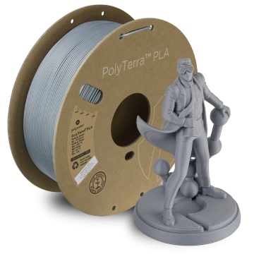 Filament 2.85 mm Polymaker PolyTerra PLA Fossil Grey 1kg