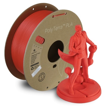 Filament 2.85 mm Polymaker PolyTerra PLA Lava Red 1kg