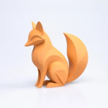 Vulpe printata din filament ColorFabb Vibers PLA Pastel Orange 750g - Filamente3D.ro