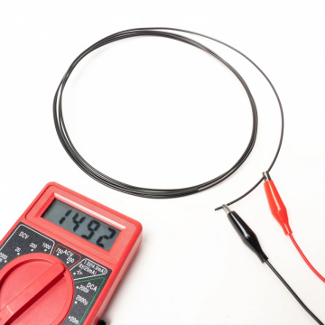 Electroconductivitate masurata a filamentului compozit Proto-Pasta PLA electro-conductiv - Filamente3D.ro