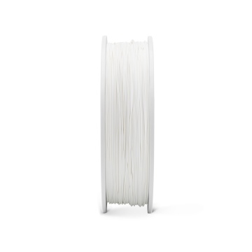 Lateral rola de filament Fiberlogy FiberFlex 40D White 850g - Filamente3D.ro
