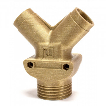 Conector printat 3D din filament FormFutura Galaxy PLA - Champagne Gold (auriu) 750g - Filamente3D.ro