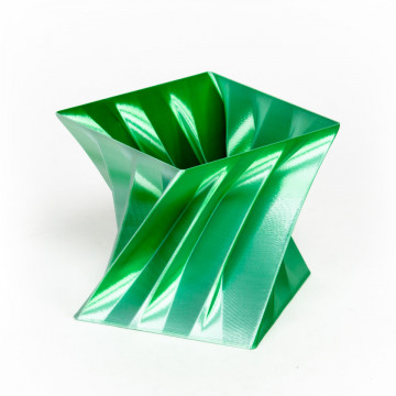 Suport de creioane printat 3D din filament FormFutura High Gloss PLA - ColorMorph White&Green (alb si verde) 750g - Filamente3D.ro