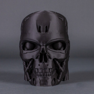 Craniu printat 3D din filament FormFutura Matt PLA - Stealth Black (negru) 750g - Filamente3D.ro