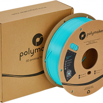 Rola si ambalaj filament Polymaker PolyLite ASA Teal 1kg