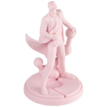 Statueta Polyman printata 3D din filament Polymaker Panchroma PLA Matte Pastel Candy (roz)1kg - Filamente3D.ro