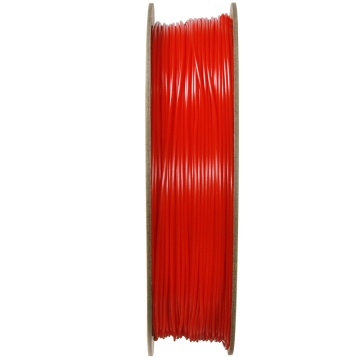 Vedere laterala rola filament Polymaker PolyFlex TPU-95A Red 750g - Filamente3D.ro
