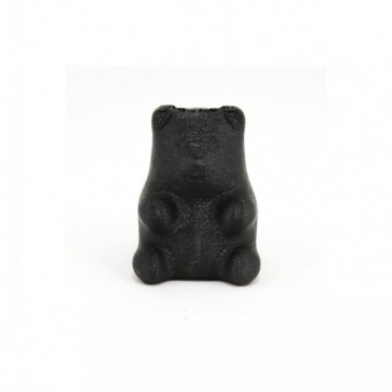 Ursulet printat 3D din filament Recreus FilaFlex Medium 95A Black (negru) - Filamente3D.ro