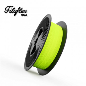 Filament Recreus FilaFlex Medium 95A Fluor (verde fosforescent) 3kg si text - Filamente3D.ro