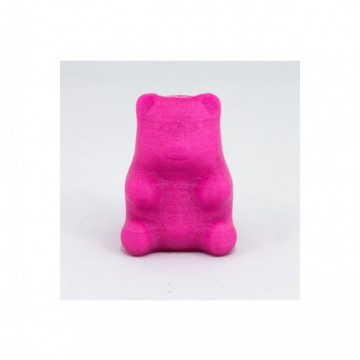 Ursulet printat 3D din filament Recreus FilaFlex Original 82A Magenta (magenta) 500g - Filamente3D.ro