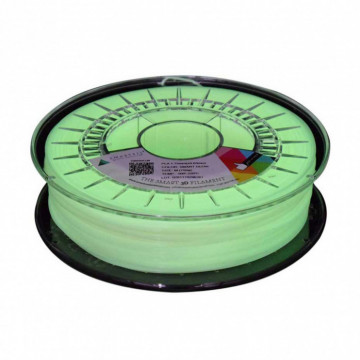 Rola de filament SmartFil PLA Green Glow (fosforescent) 750g - intuneric - Filamente3D.ro