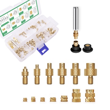 Mintion - Set de varfuri de insertie termo-fixate si inserturi filetate