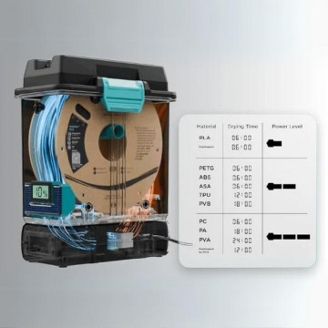 Trepte uscare PolyDryer - Statie de uscare si cutie de depozitare - Filamente3D.ro