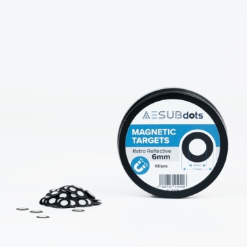 Tinte de scanare AESUBdots retro magnetic 6mm